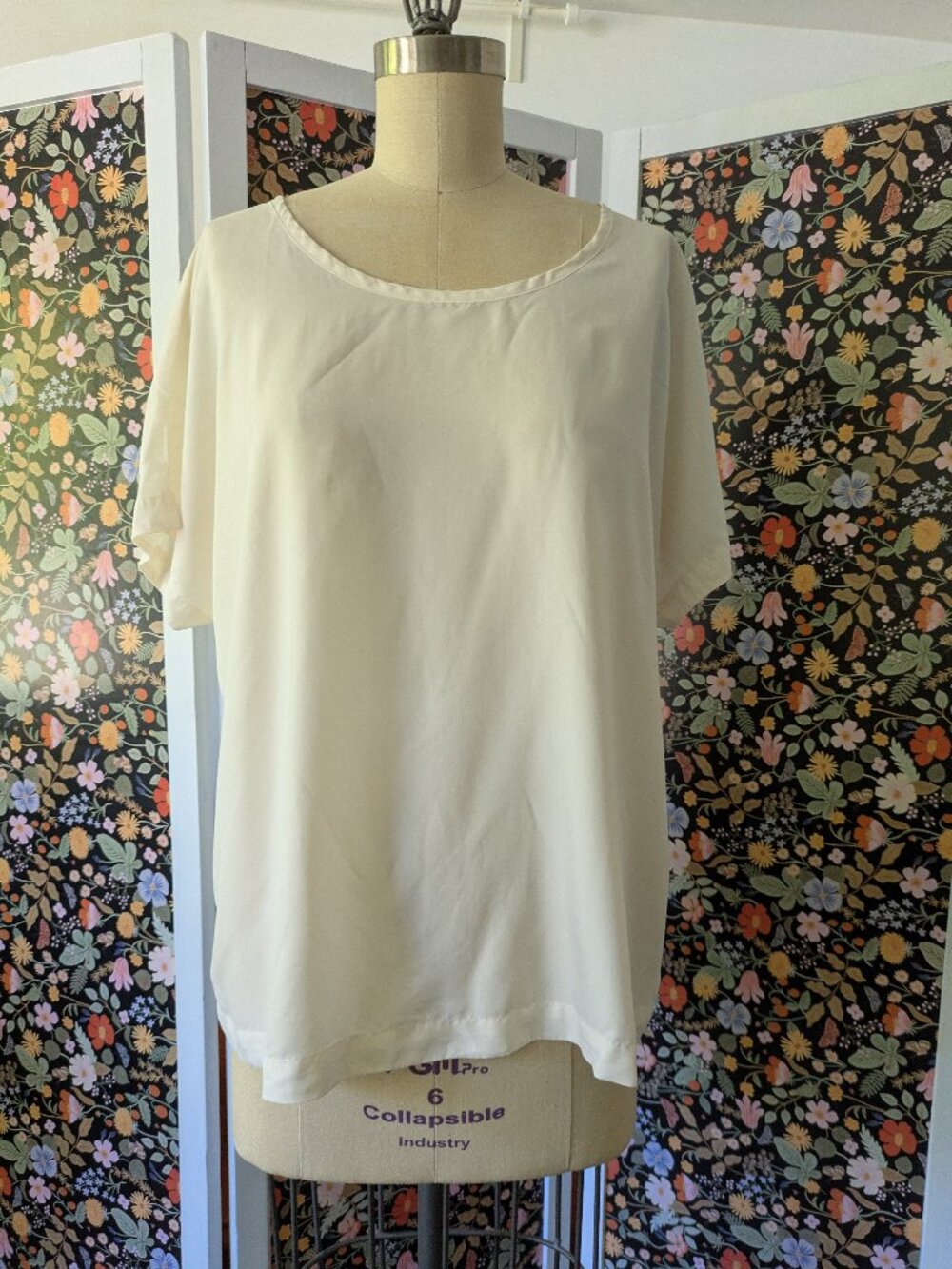 J Jill Ivory Blouse, Size L